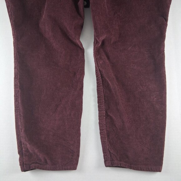 Old Navy High Rise Rockstar Super Skinny Corduroy Pants Women's Size 26 Burgundy - Picture 5 of 8